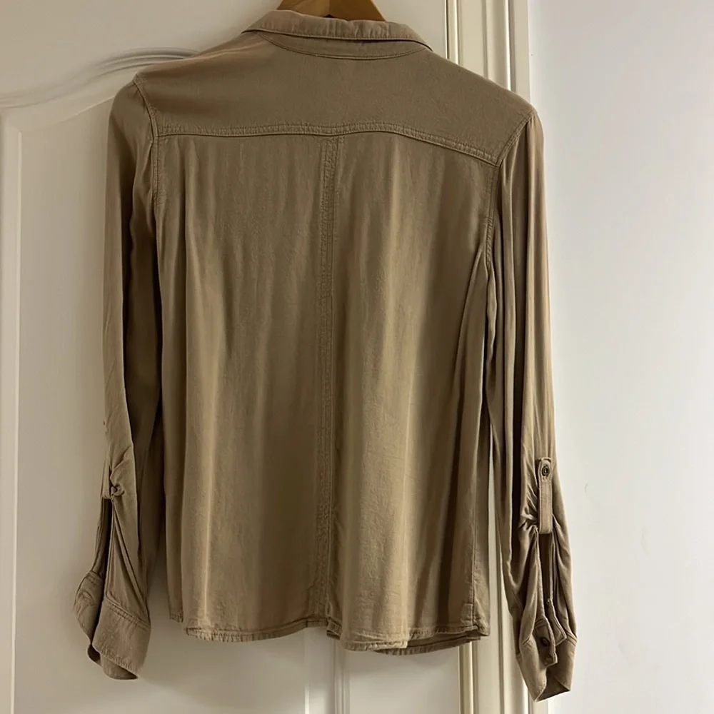 Dry Goods Tan Button Up - Picture 2 of 2